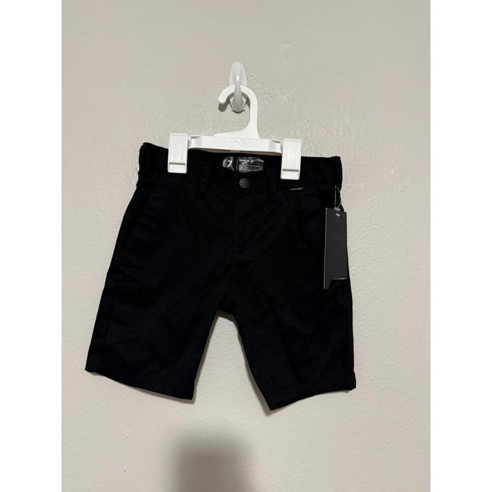 Hurley black Jean shorts size youth 7 
NWT $38 retail
